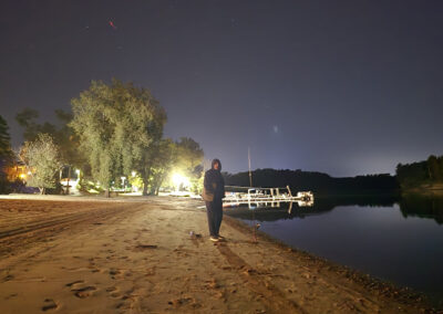 Fishing on the Lower Dells at Cedar Lodge in Wisconsin Dells. Best Place to Stay in Wisconsin Dells